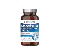 SANTAROME Magnésium Bisglycinate 360 mg + B3 B6 B9 - Fatigue - 60 gélules