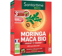 Santarôme Moringa Maca Bio Vigueur Et Énergie Complément Alimentaire Ampoules 20x10ml