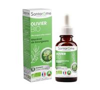Santarome - Olivier Bio - Gemmothérapie - Macérat de bourgeons frais - Aide à la mémoire et à la concentration - Complément alimentaire bio - 30 ml - Fabriqué en France