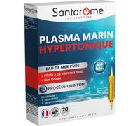Santarome Plasma Marin Hypertonique Procédé Quinton Vitalité 20 Ampoules