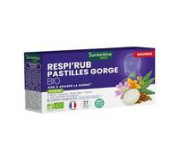 Santarome Pastilles pour la gorge Respi'Rub Bio - 21 pastilles