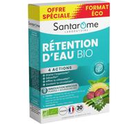 Santarôme Rétention D'Eau Bio 1 Mois Détox & Minceur 30 Comprimés