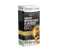 SANTAROME Sirop Bronches & Gorge Miel de Manuka Bio - Thym Sureau - 125 ml