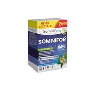 Santarome - Somnifor 4 actions - Complément alimentaire - Mélatonine 1,9 mg, Plantes - Sommeil réparateur - Format 2 mois - Made In France