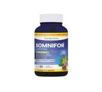 Santarome Somnifor Gummies Sommeil – Mélatonine 1,9 mg, Plantes & Huiles essentielles – 60 gummies