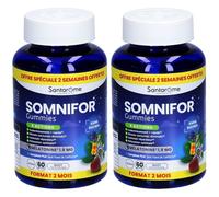 Santarome Somnifor Gummies Mélatonine sommeil & relaxation Bonbon(S) 2x60 pc(s)