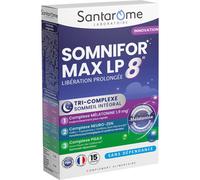 Santarome Somnifor Max LP 8h Sommeil & Libération Prolongée 15 Comprimés