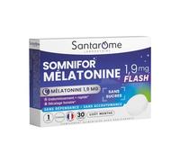 Santarome – Complément alimentaire Somnifor Mélatonine 1,9 mg – 30 comprimés Bio