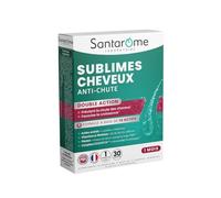 Santarome Sublimes Cheveux – Complément anti-chute – Vitamines B6, B8 – 30 comprimés