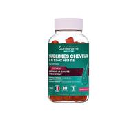 Santarome - Sublimes Cheveux Anti-Chute - Complément alimentaire capillaire - Cheveux de Vénus - Trio de Bourgeons - 30 Gummies - Vegan - Made In France