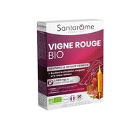 Santarome – Complément alimentaire Vigne Rouge Bio – Retour veineux – 20 ampoules
