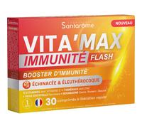 Santarôme Vita'Max Booster Immunité Flash Booster D'Immunité 30 Comprimés