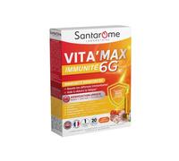 Santarome - Vita'Max immunité 6G - Vitamine - 20 ampoules
