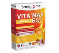 Santarome - Vita'Max immunité 6G - Vitamine - 20 ampoules