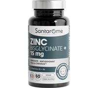 Santarome Zinc Bisglycinate+ 15 mg 60 Gélules - Flacon 60 Gélules