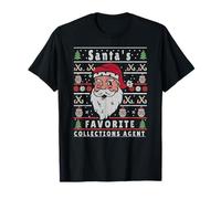 Santas Christmas Collection Ugly Christmas Collections-Agent T-Shirt