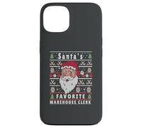 Santas Christmas Ugly Christmas Warehouse Clerk Coque pour iPhone 13