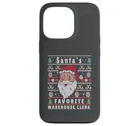 Santas Christmas Ugly Christmas Warehouse Clerk Coque pour iPhone 13 Pro