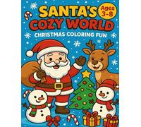 Santa's Cozy World: Christmas Coloring Fun