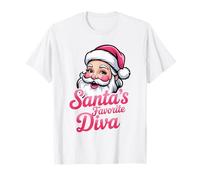 Santa's Diva Christmas Holiday Humour Xmas T-Shirt