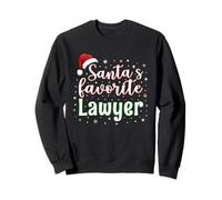 Santa's Favorite Lawyer Christmas Lawyer Xmas Sweatshirt