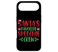 Santa's Favorite Speechie Crew SLP Speech Therapy Christmas Coque pour iPhone Air