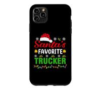 Santa's Favorite Trucker Funny Christmas Trucker Xmas Coque pour iPhone 11 Pro Max