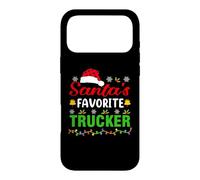Santa's Favorite Trucker Funny Christmas Trucker Xmas Coque pour iPhone 17 Pro Max