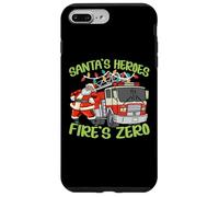 Santa's Heroes Fire's Zero Firefighting Christmas Coque pour iPhone 7 Plus/8 Plus