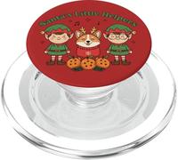 Santa's Little Helpers Elfes de Noël pour Chien Corgi PopSockets PopGrip pour MagSafe