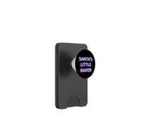 Santa's Little Raver Christmas Rave Techno Festival EDM PopSockets PopWallet pour MagSafe