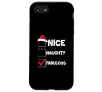 Santa's Nice Naughty List Christmas Nice Naughty Fabulous Coque pour iPhone SE (2020) / 7/8