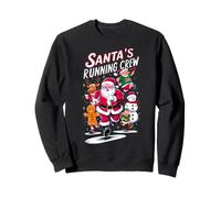 Santa's Running Crew Christmas Runner Costume Marathon Team Sweatshirt