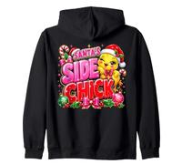 Santa's Side Chick Funny Christmas Women Sweat à Capuche