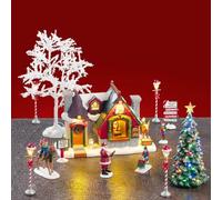 Santa's Snack Shack Set avec alimentation 4,5 V Cod. 56674