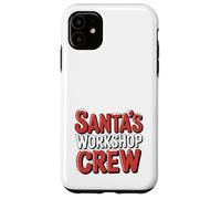 Santa's Workshop Crew Funny Group Cousin Family Christmas Coque pour iPhone 11