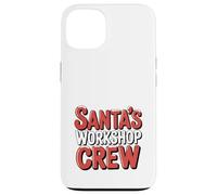Santa's Workshop Crew Funny Group Cousin Family Christmas Coque pour iPhone 13