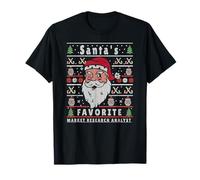 Santas Xmas Ugly Christmas Market-Analyste T-Shirt