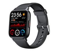 SANTÉ 2 Montre Connectée, Mesure Ambulatoire De La Pression Artérielle, Analyse ECG, Surveillez Fréquence Cardiaque, SpO2, Fréquence Respiratoire, Design Fin Et Léger, iOS & Android (Black)