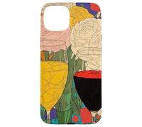 Santé à la Couleur et à la Vie: Verres de Vin en Célébration Coque pour iPhone 15 Plus