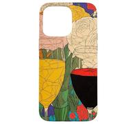 Santé à la Couleur et à la Vie: Verres de Vin en Célébration Coque pour iPhone 15 Pro Max