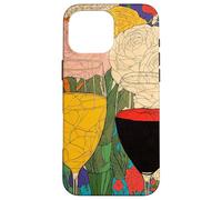 Santé à la Couleur et à la Vie: Verres de Vin en Célébration Coque pour iPhone 16 Pro Max