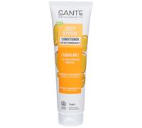 Sante Naturkosmetik Deep Repair Après-shampoing Squalan + complexe protéiné 3 couches - Après-shampoing végétalien et hydratant pour cheveux souples - Soin pour cheveux secs et abîmés - 150 ml