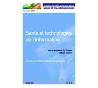 Sante et technologies de l'information annales des telecomm - Cazuguel Guy - Hermes Science Publications - broché - Livre
