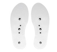 Santé magnétique Transparente Silicone Anti fatigue Massage des tampons intérieurs Absorption de choc pour augmenter la circulation sanguine pour les tailles de soins aux pieds (L)