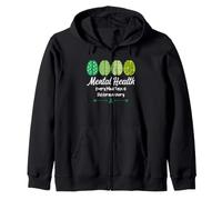 Santé mentale Chaque Esprit raconte Une Histoire différente Positivité Sweat à Capuche