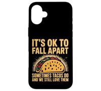 Santé Mentale Humour Citation Taco Coque pour iPhone 16 Plus