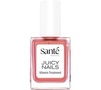 Santé naturally. Juicy Nails 03 Grapefruit Shot - 10 ml - Vernis de soin hybride avec vitamine E et huile d'amande - Effet repulpant et finition brillante - 2 en 1 : soin et brillance, végétalien
