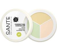 SANTE Naturkosmetik Correcting Concealer 3 en 1, 3 nuances de couleur, pour couvrir les ombres et les imperfections, végétalien, 6 g