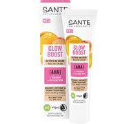 SANTE Naturkosmetik Glow Boost BB Crème teintée - 30 ml - Soin du visage avec effet brillant - Teint frais et éclatant - Pour tous les types de peau - Testé dermatologiquement et végétalien